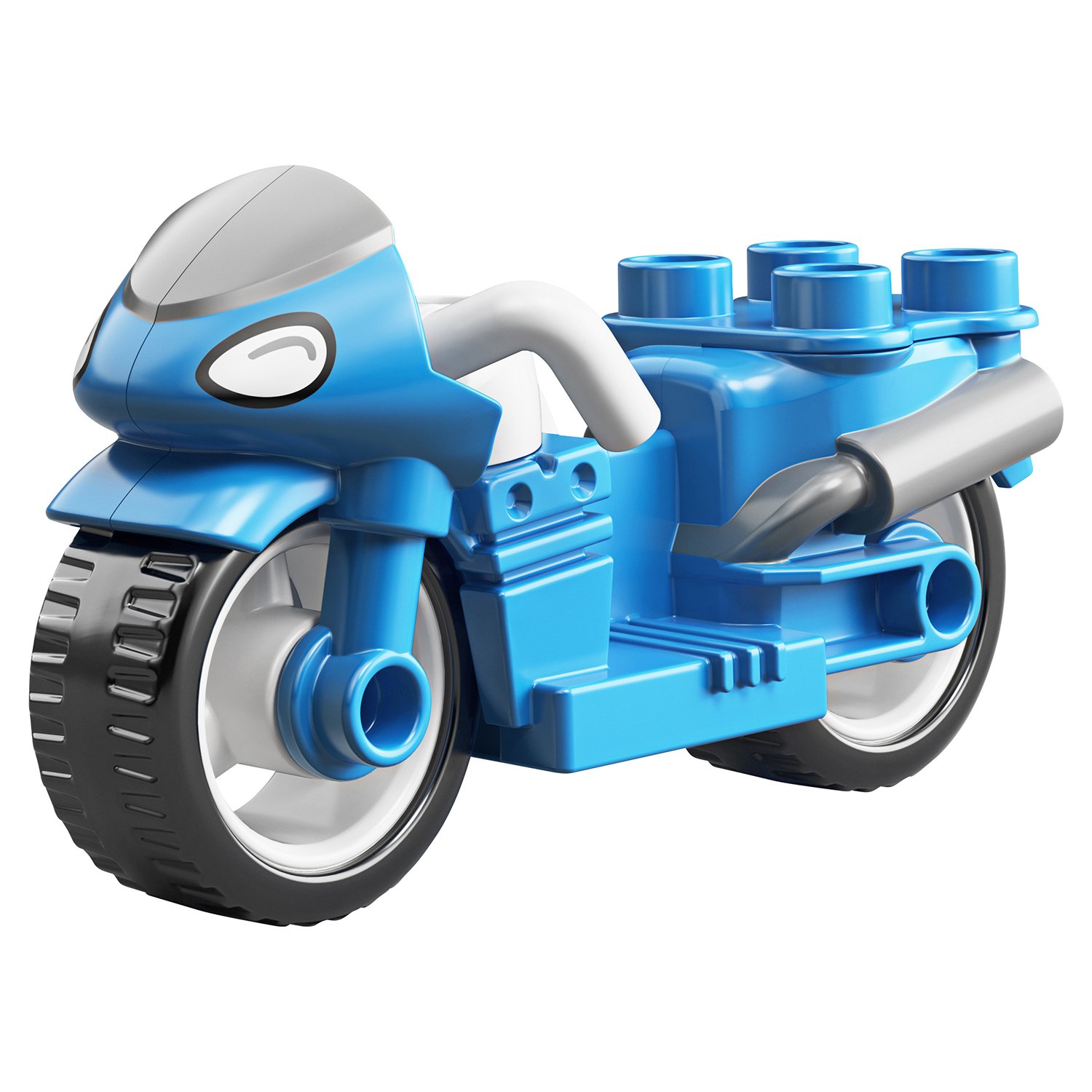 Конструктор из серии Lego Duplo Town - Полицейский мотоцикл, 7 деталей и фигурка  
